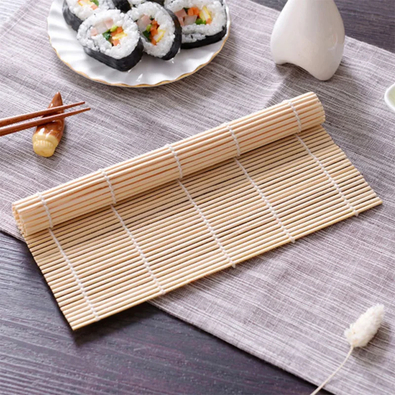 Seaweed Snack - Exquisite Bamboo Sushi Mat with White
