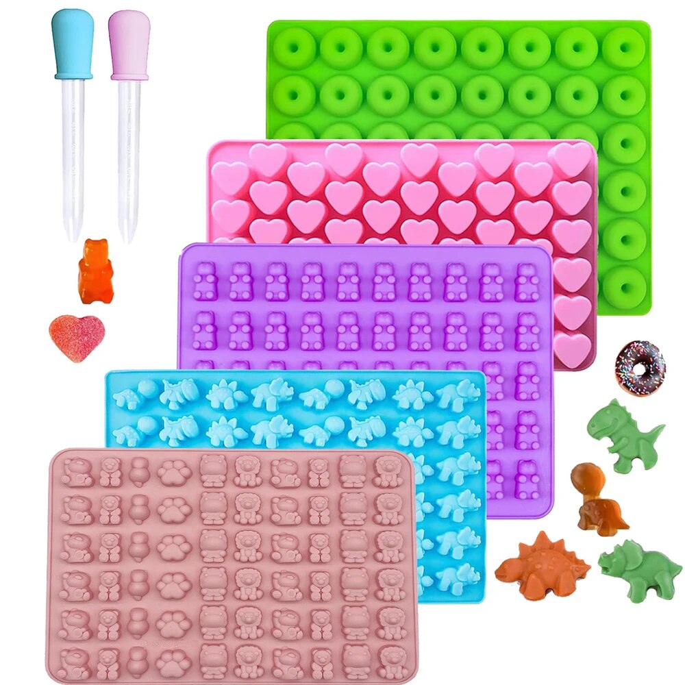 Gummy Bear Molds Silicone Mini - огляд і ціна Gummy Candy
