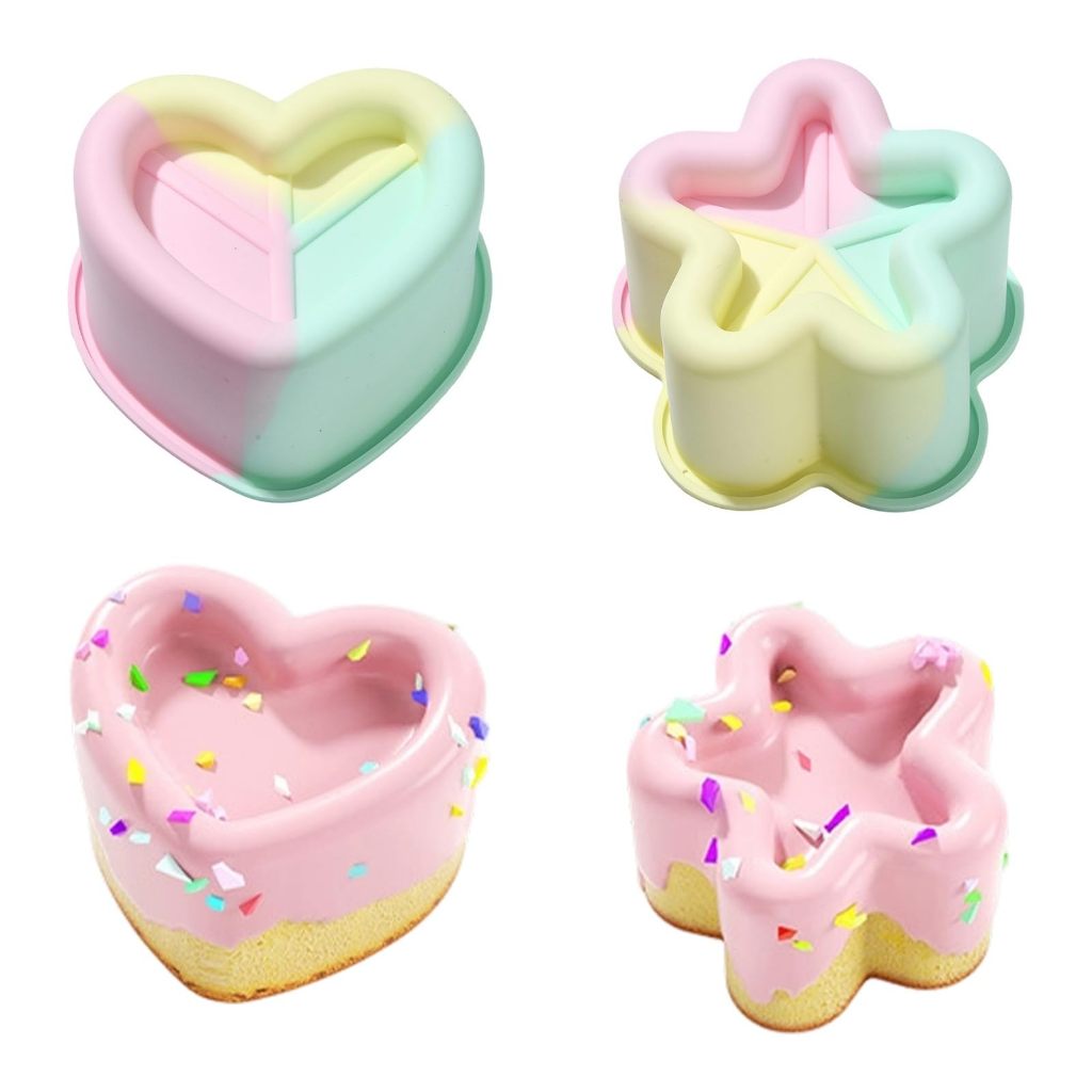 Heart&Star Shape Silicone Baki - огляд і ціна Chocolate Snack