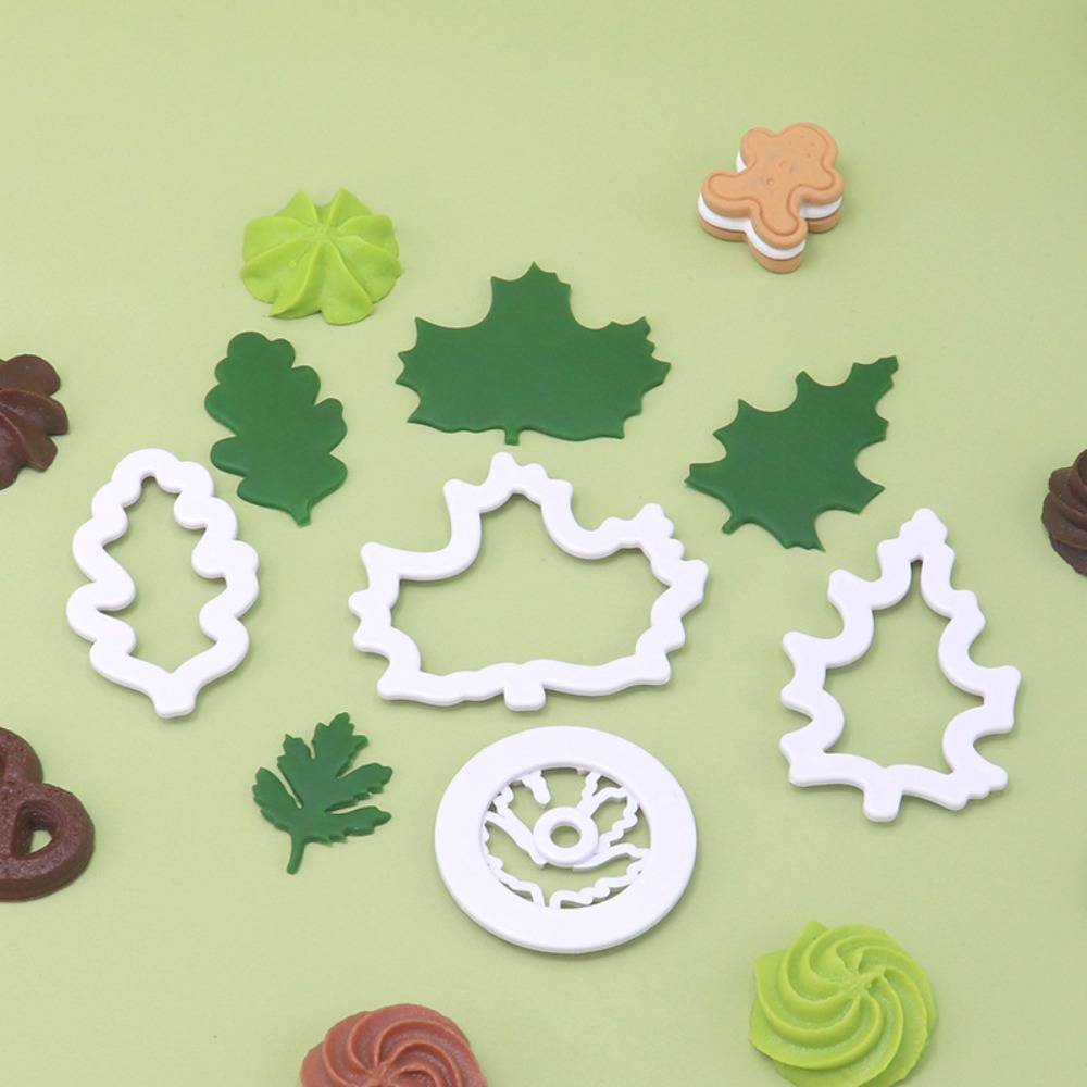 4Pcs Set Fall Leaf Cookie Cutt - огляд і ціна Cookies Pack