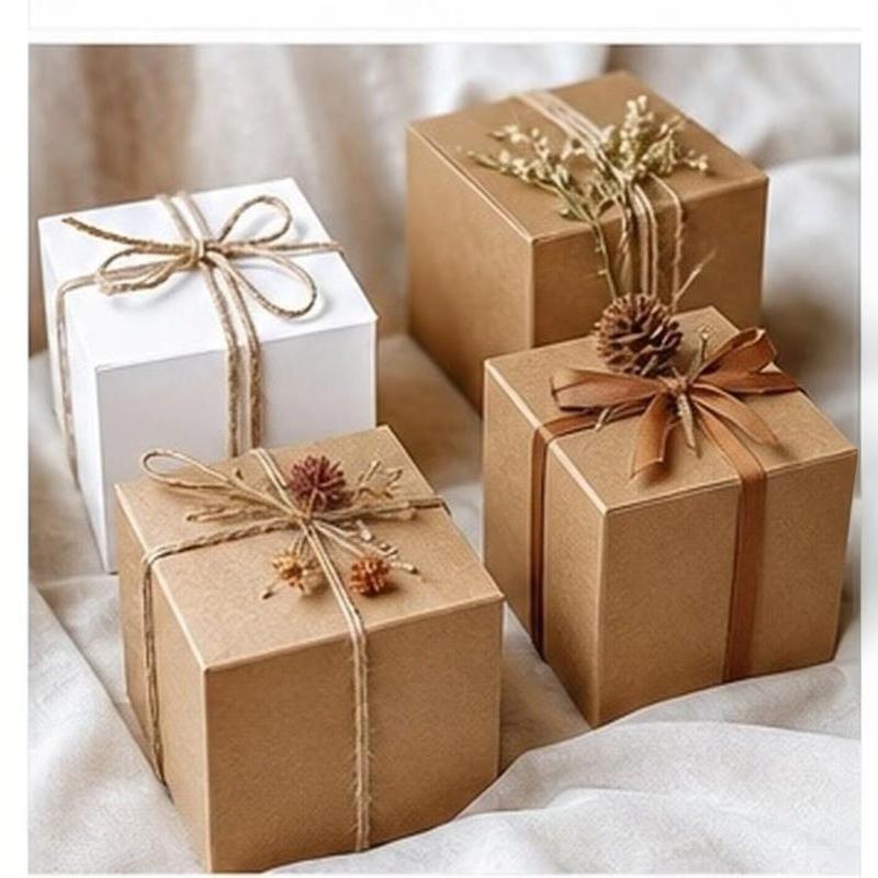 10Pcs Packaging Box Kraft Pack - огляд і ціна Cookies Pack