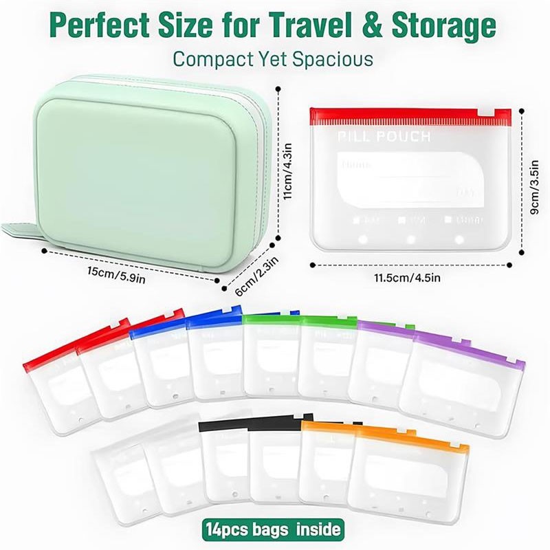 Waterproof Pill Pouch Set – 14 - огляд і ціна Seaweed Snack